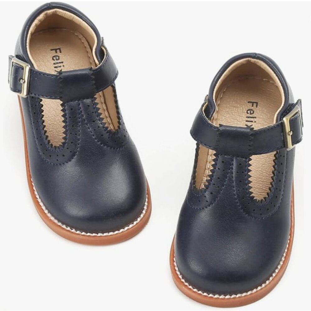 Felix & Flora Toddler Little Girl Mary Jane Dress Shoes - Ballet Flats